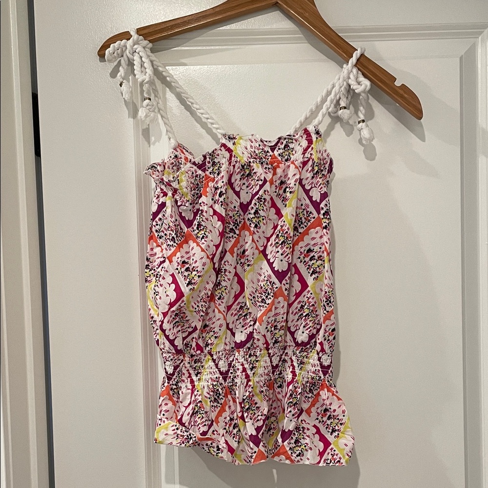 Rampage peplum tank top size medium